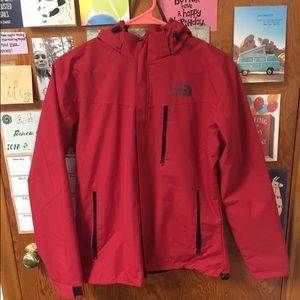 NorthFace Red Rain Jacket